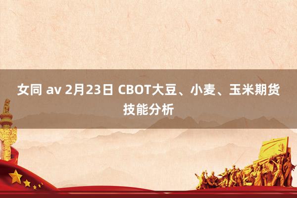 女同 av 2月23日 CBOT大豆、小麦、玉米期货技能分析